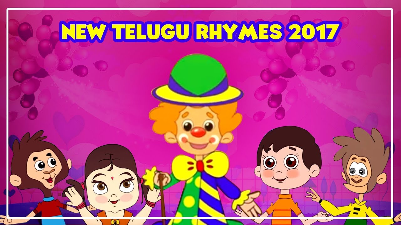 New Telugu Rhymes 2017 Collection Telugu Rhymes For Children Telugu Baby Songs YouTube
