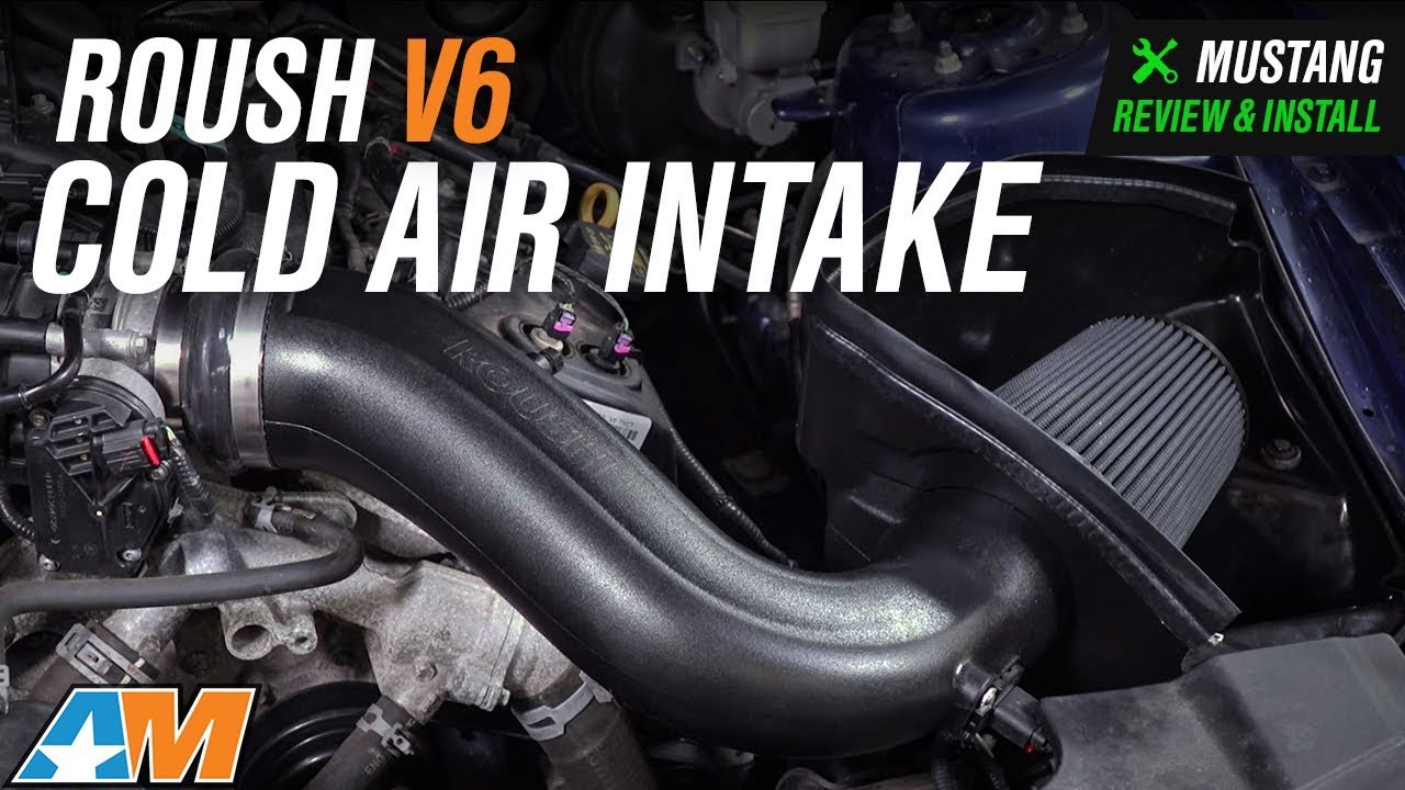2011-2014 Mustang V6 Roush Cold Air Intake Review & Install - YouTube
