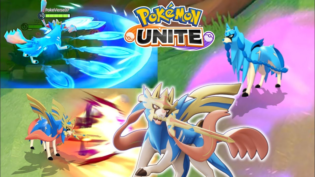 ZACIAN GAMEPLAY POKEMON UNITE 