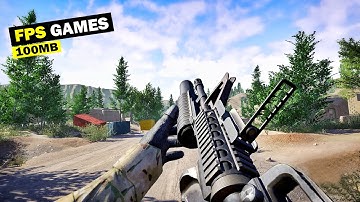 Top 10 FPS Games For Android Under 100mb! (Online/Offline)