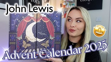 JOHN LEWIS BEAUTY ADVENT CALENDAR 2025 UNBOXING & REVIEW ✨| MISS BOUX