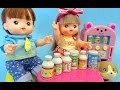 Cute dolls and juice vending machines toys