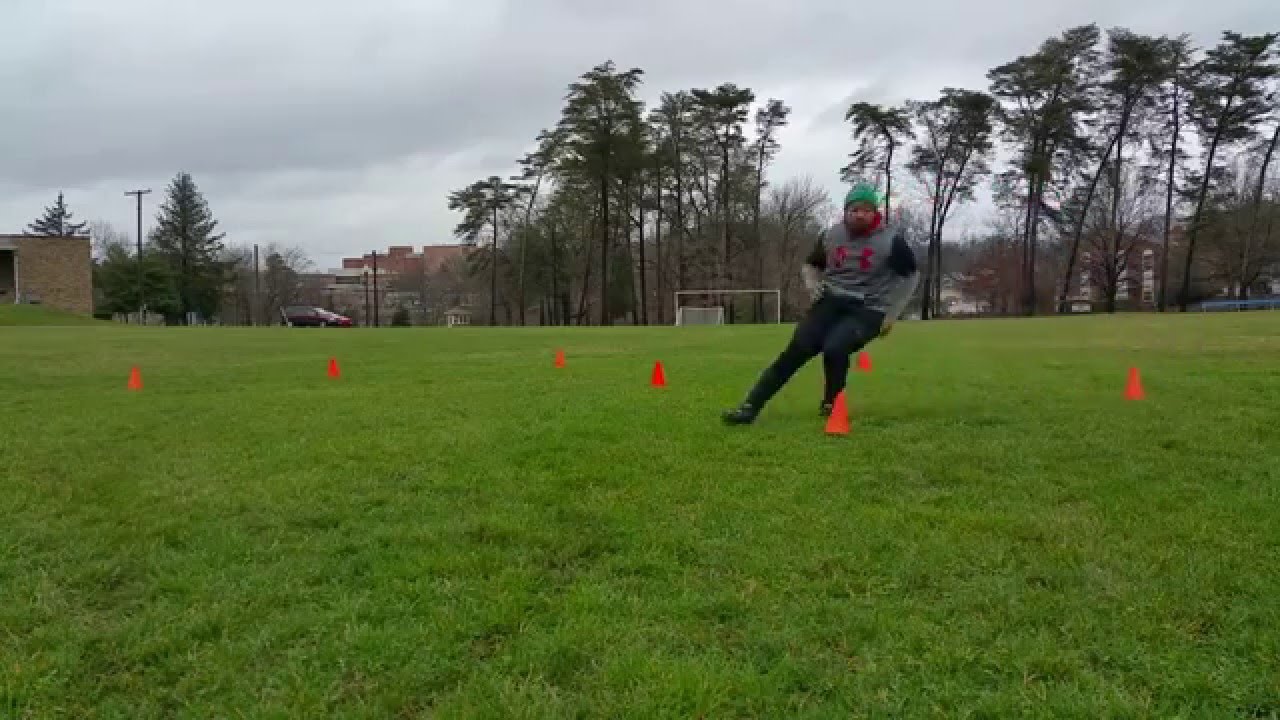 Agility/Conditioning Drill 4 Cone Quick Change of Direction to Figure