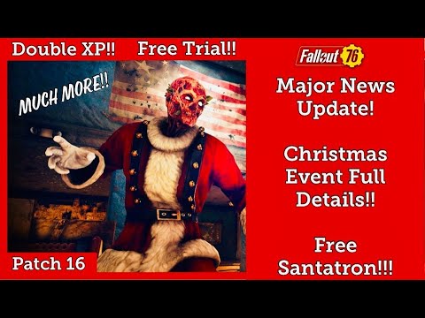 Fallout 76: Christmas Event & Patch 16 Full Details!!