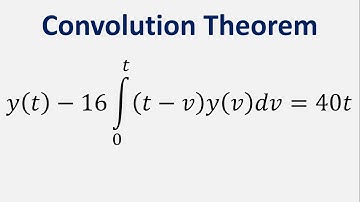 Convolution Integral - Differential Equation
