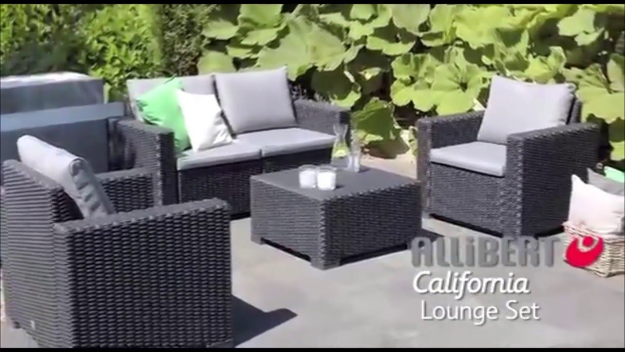 per ongeluk Activeren tv station Allibert California Lounge Set - Table - Assembly Video - YouTube