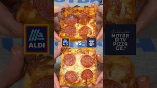 ALDI vs. Motor City Pizza Co. Pepperoni Pizza. Which one is worth it? #aldi #motorcitypizza #cheese