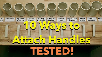 10 Ways to Attach Pottery Handles - TESTED!!