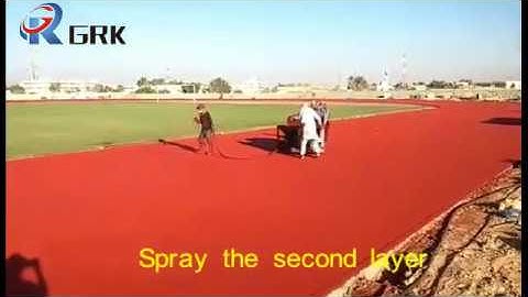 Spray Coat track installation