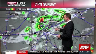 First Alert Forecast: Plenty warm and humid today, storms return Sunday afternoon