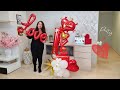 Bouquet Con Globos love San Valentín💖 Balloons Bouquet