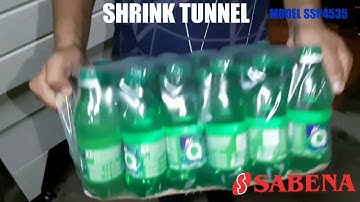 shrink tunnel SSP4535 mineral water shrink packing machine