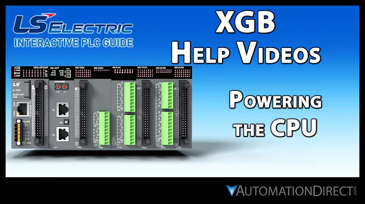 Powering up the XEM CPU - LS Electric XGB PLC from AutomationDirect
