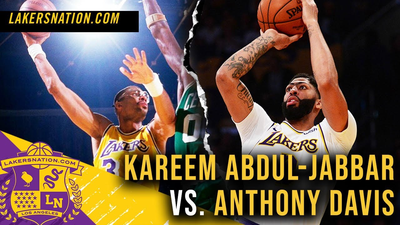 Anthony Davis Vs Kareem Abdul Jabbar Youtube