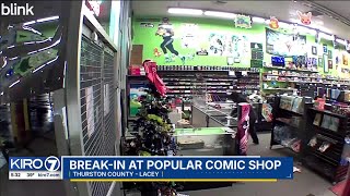 Comic and card shop in Lacey bouncing back after repeated break-ins