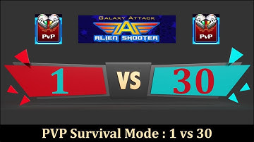 Galaxy Attack: Alien Shooter | PVP Survival Mode | 1 vs 30 With New Updates | By Apache Gamers