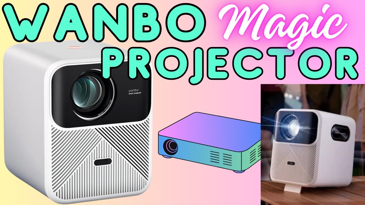 Wanbo-Mozart 1 Projector PixelPro 5.0 full closed optical, 8W*2  Full-frequency speakers, Wanbo