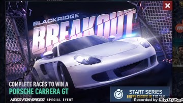 NEED FOR SPEED No Limits | New Special Event BLACKRIDGE BREAKOUT | PORSCHE CARRERA GT