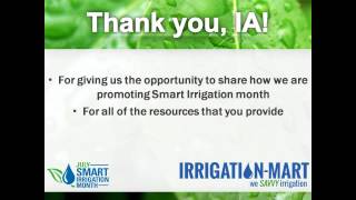 2014.07.31 -  BWTL Webinar Series — Promoting Efficient Irrigation
