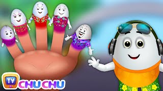 Egg Finger Family Song Surprise Eggs Nursery Rhymes Fun Hawaii Water Games For Kids Chuchu Tv
