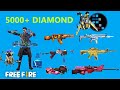 GARENA FREE FIRE | 5000+ DIAMOND CRATE OPENING, DJ ALOK GUN SKINS & MORE