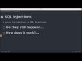 A basic introduction to SQL Injections