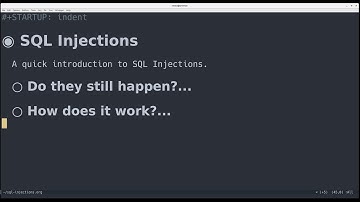 A basic introduction to SQL Injections
