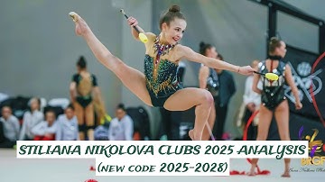Stiliana Nikolova clubs 2025 analysis ❕ (🚨 NEW code of points 2025 - 2028)