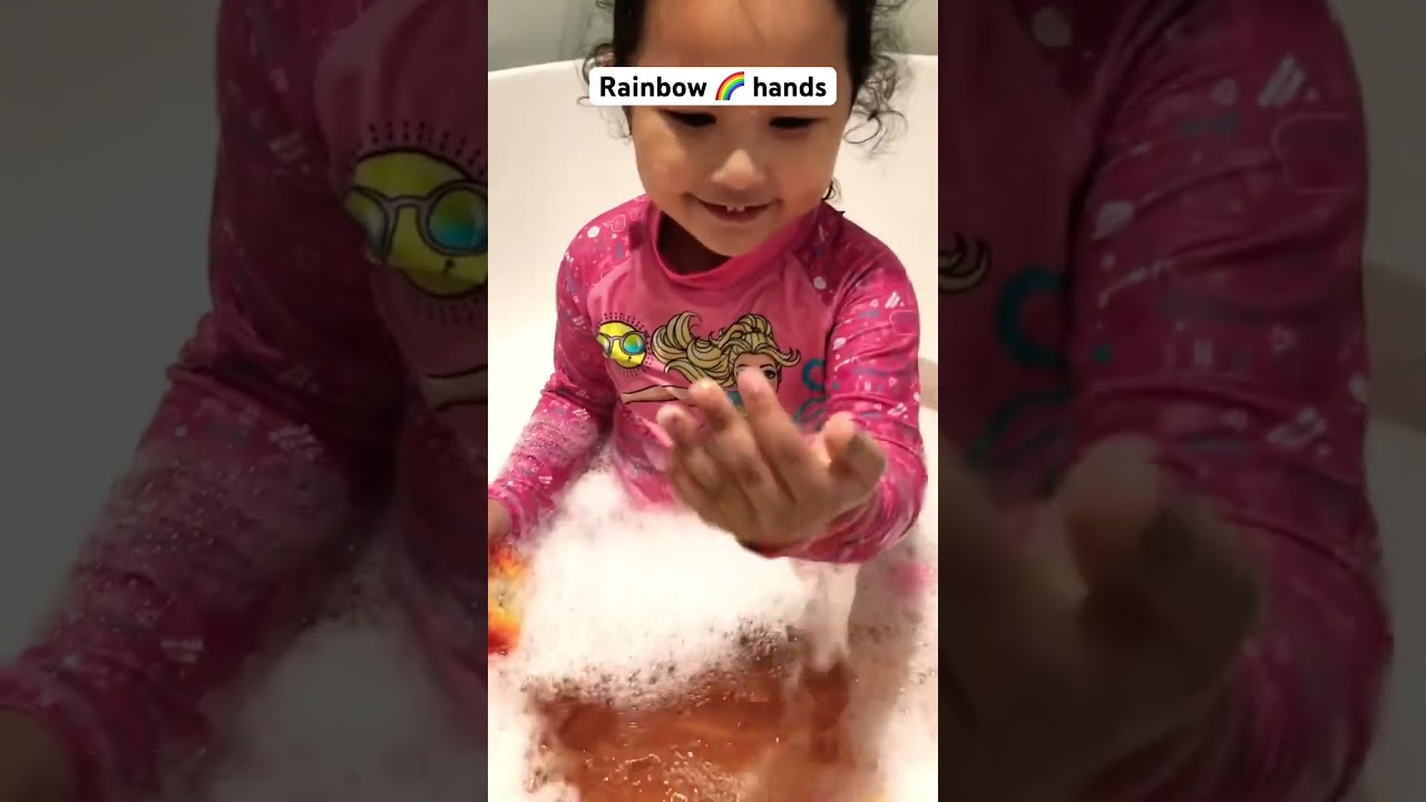 Amazing Rainbow Bath Bomb 🤩  