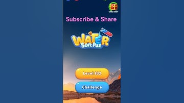 🎨 Water Sort Puzzle – Level 832: Can You Solve This Color Challenge?🧪✨#games #gameplay #gaming #game