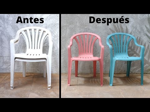 Cómo pintar sillas de plástico con Pintyplus