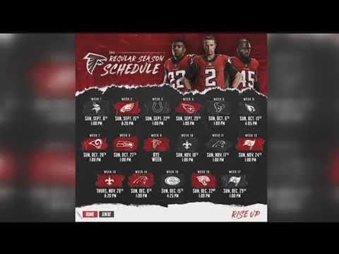 2019 Atlanta Falcons Schedule Atlanta Falcons release 2019 schedule YouTube 2019 Atlanta Falcons Schedule Atlanta Falcons release 2019 schedule YouTube