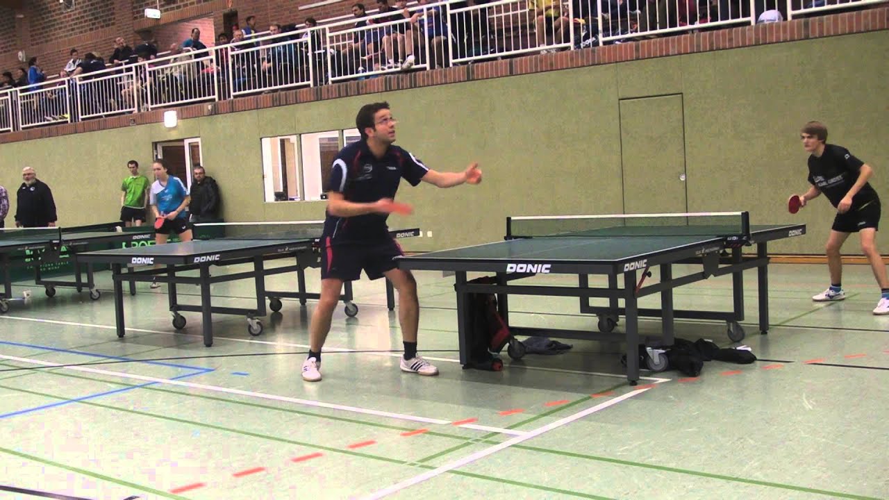 Bezirksmeisterschaften der Herren 2013: Jonas Schrader haut Marc Engels weg!