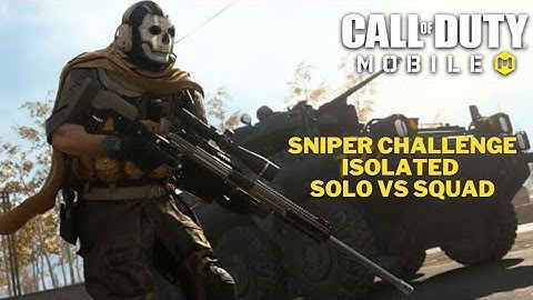 COD Mobile - Sniper Challenge Solo Vs Squad #gaming #cod #codmobile #solovssquad #callofduty