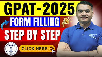 HOW TO FILL GPAT-2025 APPLICATION FORM ✍️🎯STEP BY STEP PROCESS | COMPLETE INFORMATION #gpat2025 #gdc