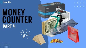 BRONTIX P-100 Portable Money Counting Machine Mini | Part 4 | How to Use UV Function