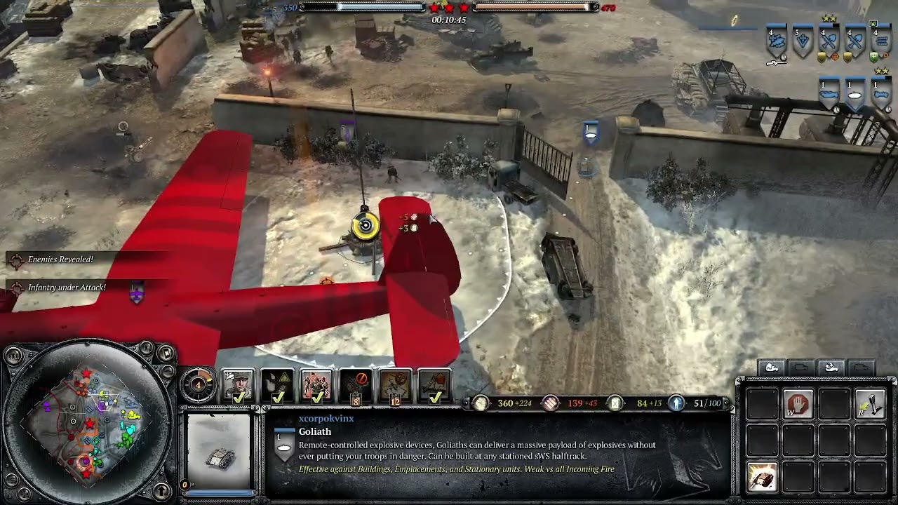 On the road to TOP RANK[4v4]  lvl 13| Company Of Heroes 2 Axis Ranked Match  309