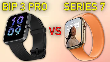 Amazfit Bip 3 Pro vs Apple Watch 7 | Full Specs Compare Smartwatches