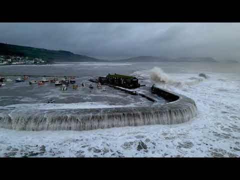 Watch the impact of Storm Ciaran on the Cobb