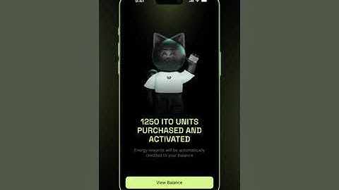 Tutorial 8- Buy ITO units