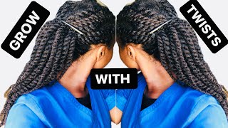My FAVORITE Protective Style for Natural HAIR GROWTH! How I grew LONGER HAIR #naturalhair
