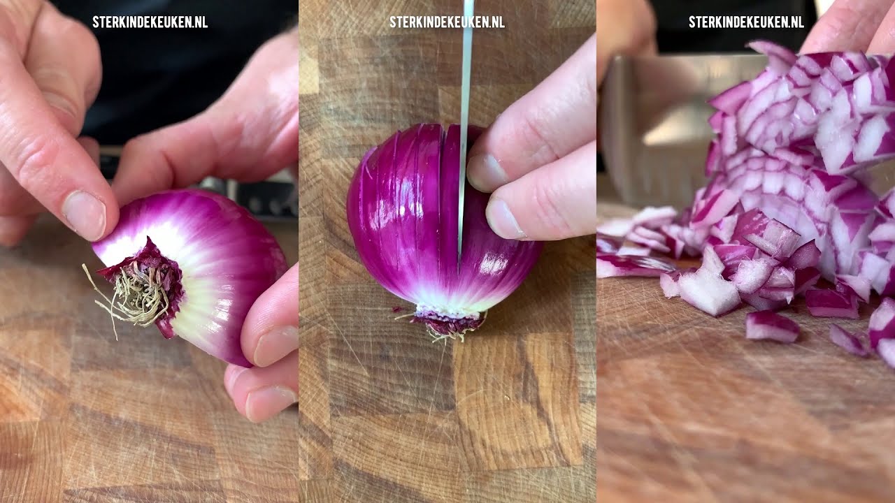 Hoe snijd je een ui?