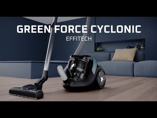 Rowenta Aspirateur sans sac Green Force Cyclonic Effitech+ Eco-concu  RO7C71EA