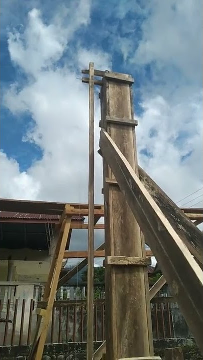 Cara Lot Tiang Beton 2 menit langsung Jadi