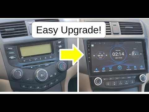 Easy Upgrade Fix for Broken Radio – 2004 Honda Accord – 10" Touchscreen!