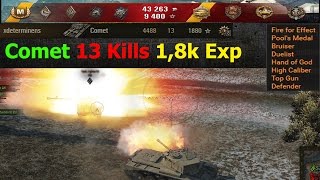 Comet 13 Kills 4,5K Dmg 1,9K Exp