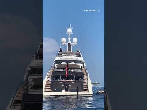 Featuring the many steps on the super yacht - ACE