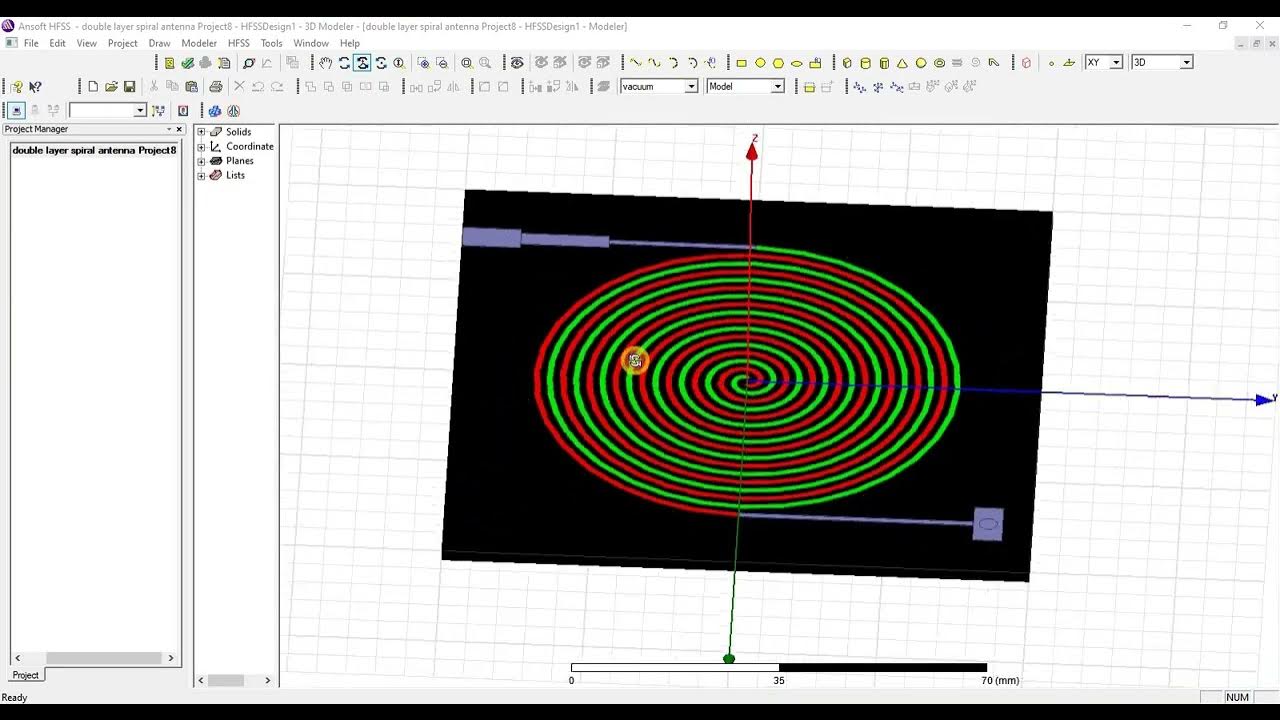 inducting planar coils simulation wpt for wireless power transfer in