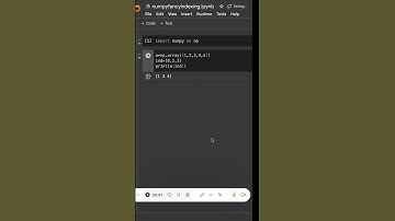 Learn about an interesting concept of fancy indexing in NumPy python