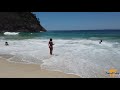Walking Copacabana Beach To Leme Beach Rio De Janeiro Brazil 4K 60fps 